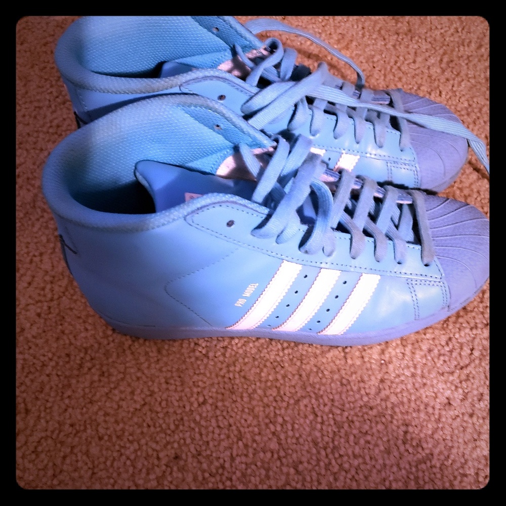 Kids Adidas Shell Toe High Top